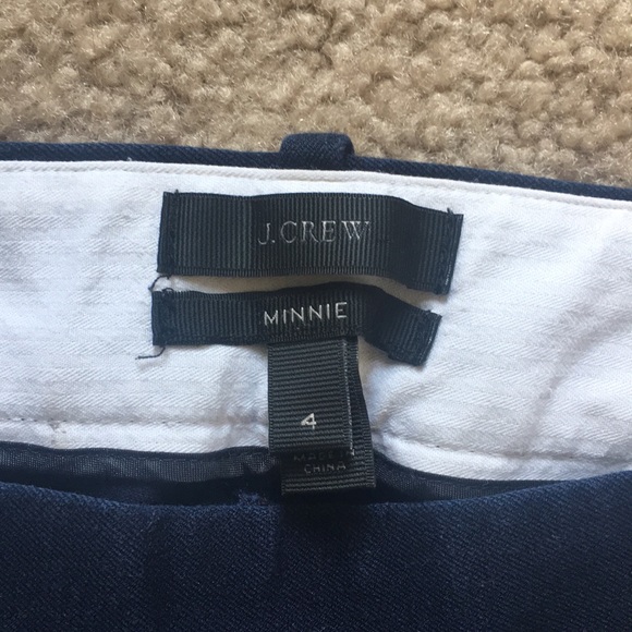 JCrew navy Minnie pants only worn a few times - Picture 2 of 3